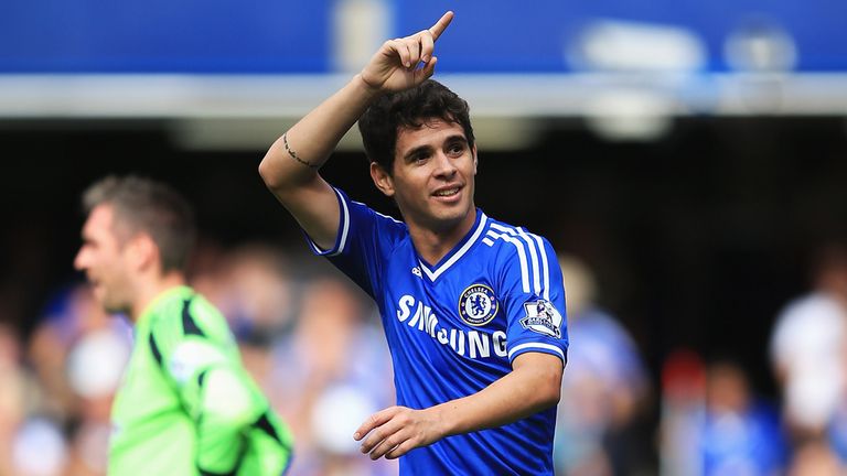 Oscar: The midfielder has hailed the impact of Chelsea manager Jose Mourinho