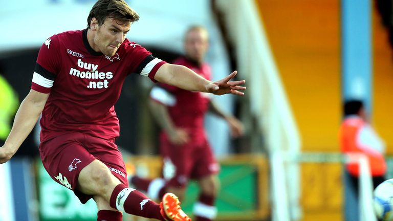 Chris Martin: Scored twice for Derby