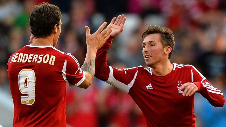 Radoslaw Majewski celebrates as Nottingham Forest seal victory over Hartlepool