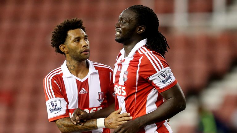 Kenwyne Jones: Stoke striker grabbed a hat-trick in win over Walsall