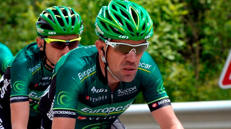 Anthony Charteau won the polka dot jersey at the Tour de France in 2010