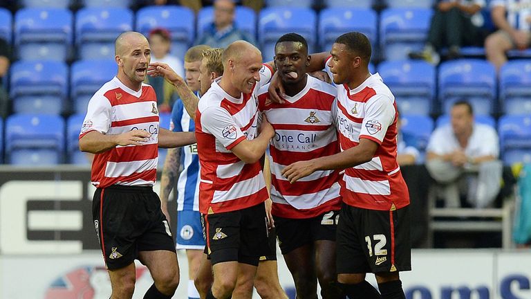 Theo Robinson: Celebrates goal at Wigan