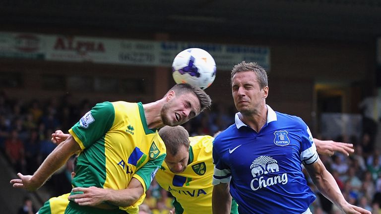 Ricky van Wolfswinkel: Headed home Norwich's equaliser