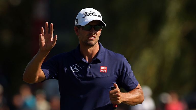 Adam Scott: Came from off the pace to clinch an unlikely victory