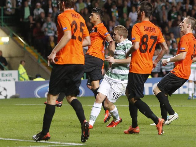 James Forrest scores the crucial third goal for Celtic