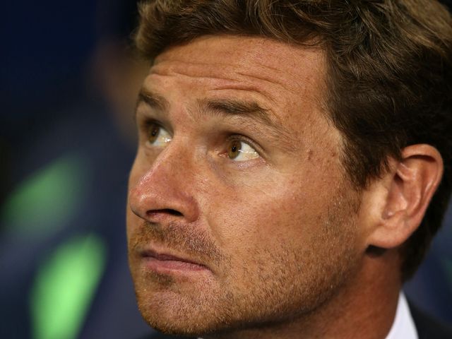 Andre Villas-Boas looks on at White Hart Lane.