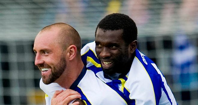 Kris Boyd: Celebrates scoring before being dismissed