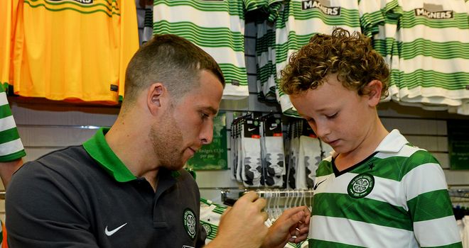 Adam Matthews (l): Returned to action against Aberdeen
