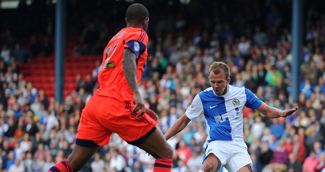 Jordan Rhodes: Claims his first of two goals
