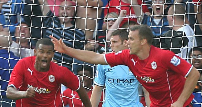 Cardiff secured a memorable win over Manchester City