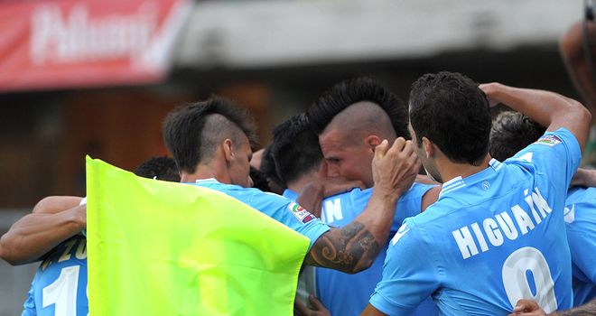 Celebrations for Napoli.