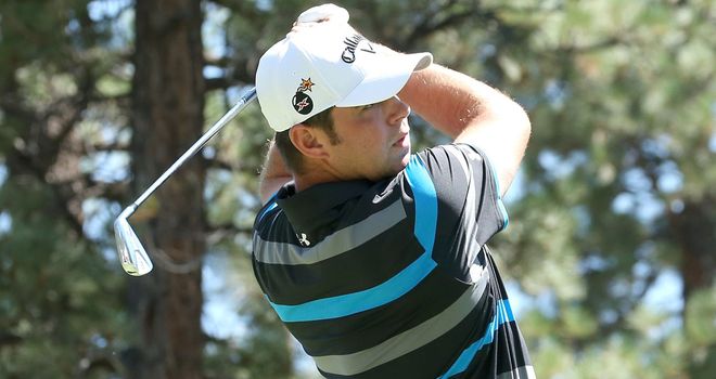 Gary Woodland during Saturday's third round in Nevada