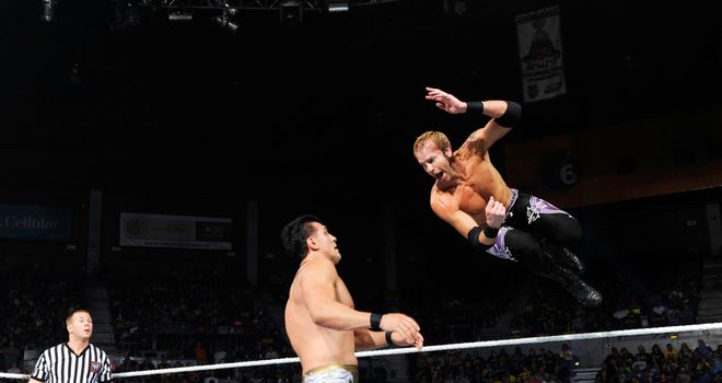 Del Rio and Christian: battled each other on Smackdown