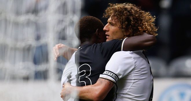 Newcastle celebrate Coloccini's equaliser