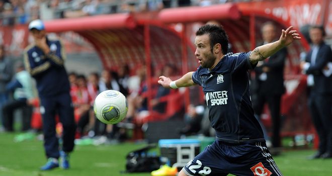 Mathieu Valbuena looks to launch an attack