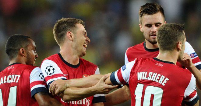 Aaron Ramsey: Something to cheer at last for the Gunners