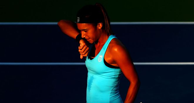 Heather Watson: Bowed out of the US Open to Simona Halep