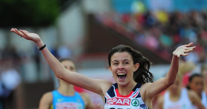 Jessica Judd: Will want to repeat scenes like these on her return to the track after injury