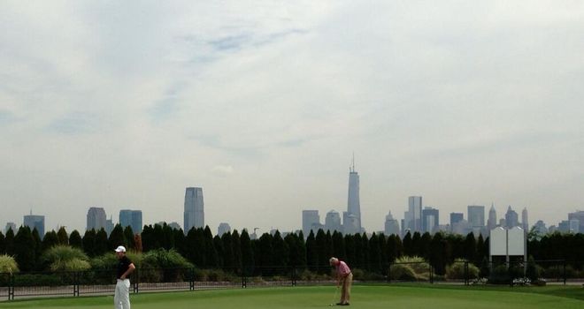 View of Liberty National posted by Graham DeLaet on Twitter