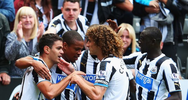 Hatem Ben Arfa: Celebrates after scoring