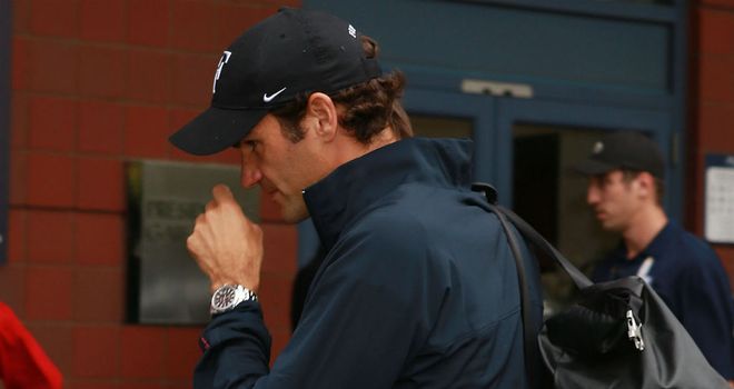 Roger Federer: His opening match was rained off