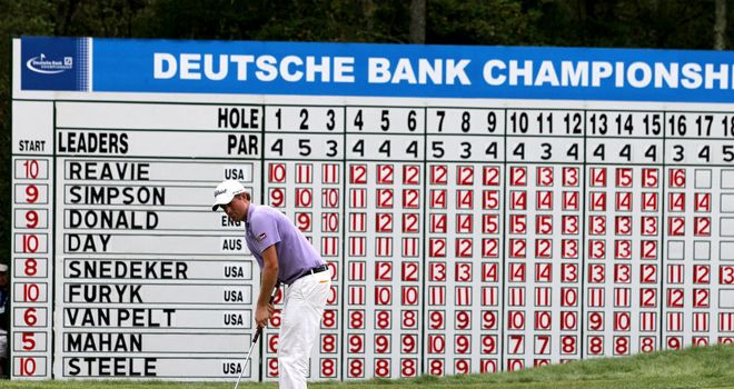 Webb Simpson won the Deutsche Bank Championship in 2011