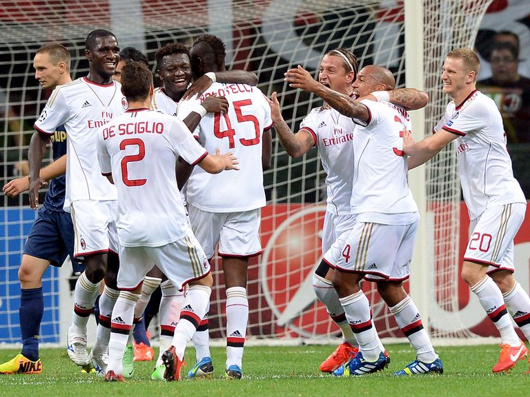 AC Milan booked their place in the group stages