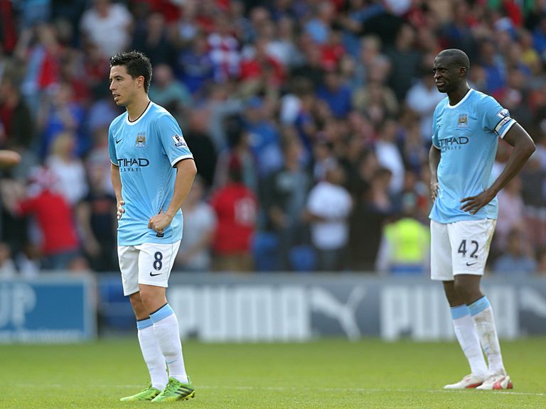Manchester City were humbled at Cardiff on Sunday