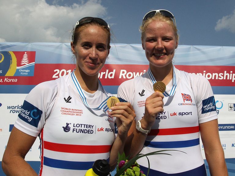 Glover and Swann struck gold in the pairs