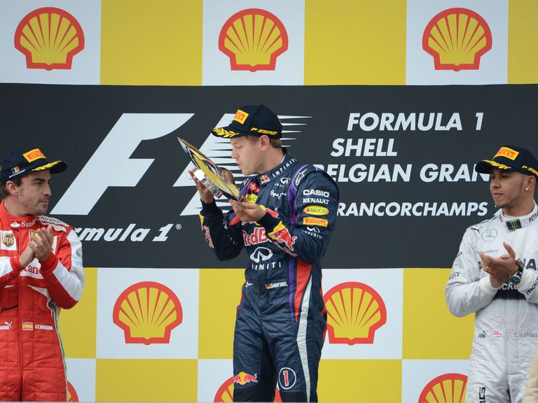 Sebastian Vettel can lead home Fernando Alonso again