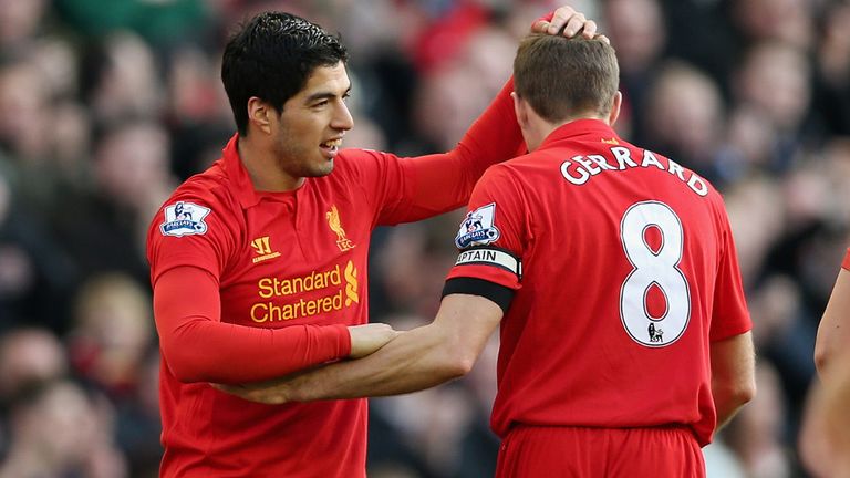 Steven Gerrard: Liverpool skipper is delighted with Luis Suarez's attitude