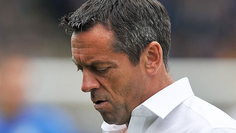 Phil Brown: Frustrated after Daggers loss