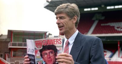 Arsene Wenger: Unveiled as Arsenal manager at Highbury Stadium in 1996