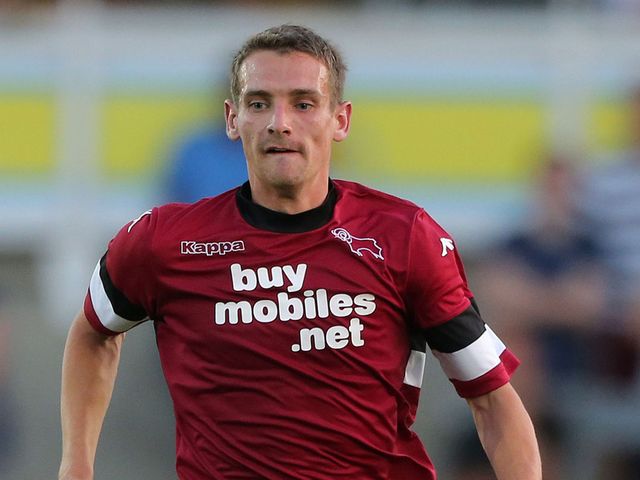Bryson: Netted a hat-trick for Derby