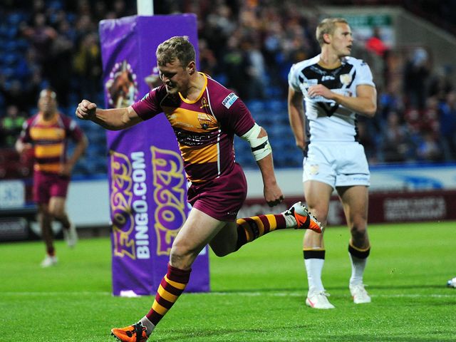Luke Robinson scored four tries for Huddersfield