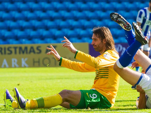 Samaras celebrates after completing his hat-trick