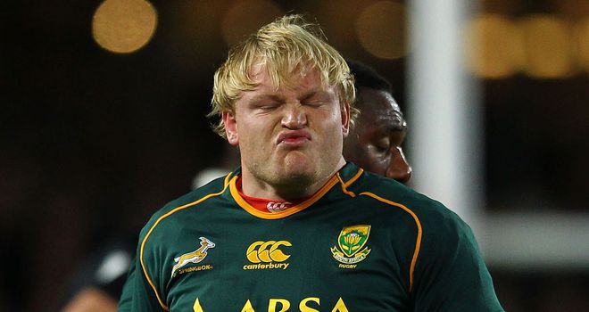 Adriaan Strauss: early try for South Africa