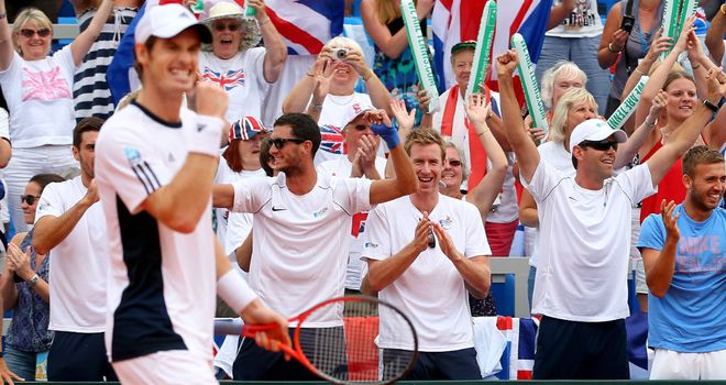 Andy Murray: Ready to take on some of the biggest countries in the world