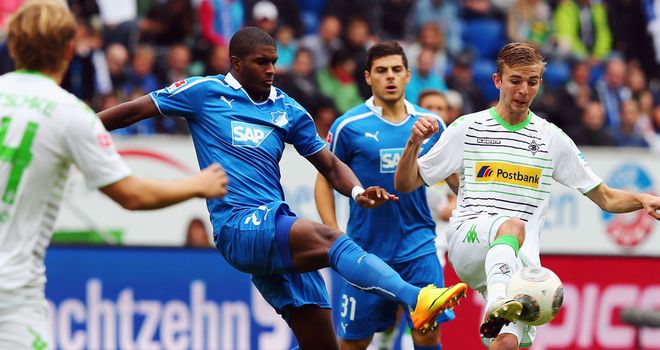 Anthony Modeste in action for Hoffenheim