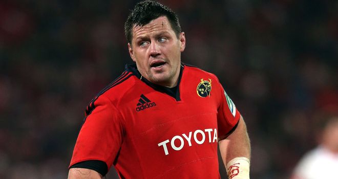 James Coughlan: Is amongst the replacements for Munster after being released by Ireland