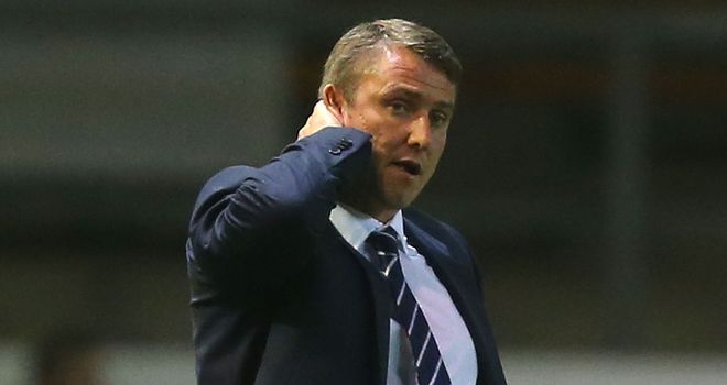 Lee Clark: Dejected after another defeat