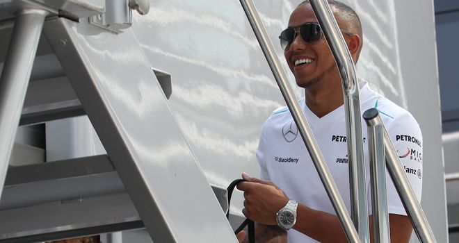 Lewis Hamilton: In optimistic mood at Monza