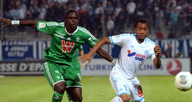 Kevin Osei (r): Victorious with Marseille