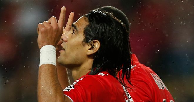Radamel Falcao: Was at the double against Bastia