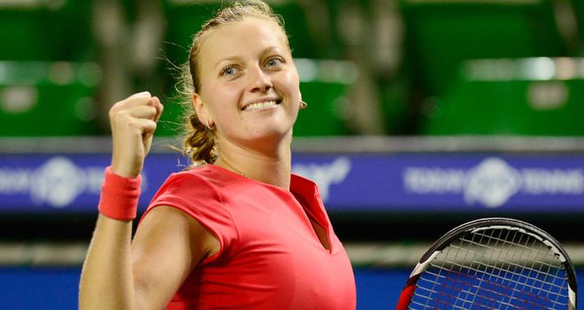 Petra Kvitova: Will face Angelique Kerber in Tokyo final