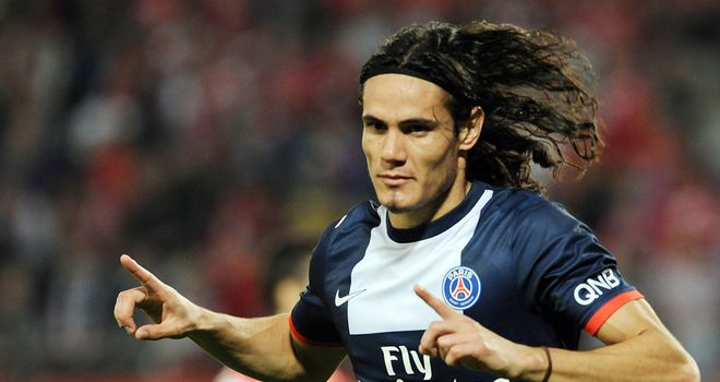 Edinson Cavani: Bagged a brace for PSG