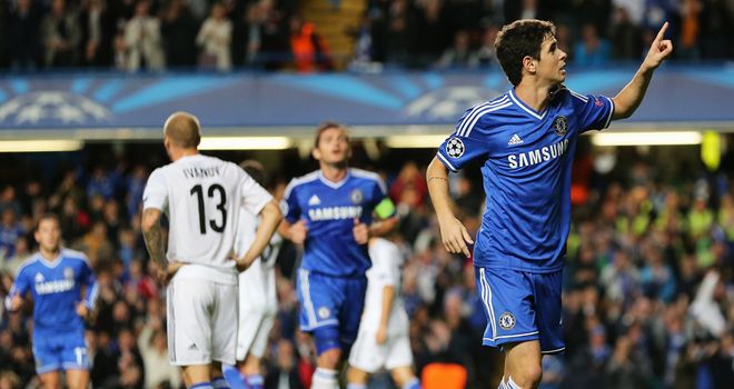 Juan who? Oscar scored Chelsea's opener and was named Man of the Match on Saturday