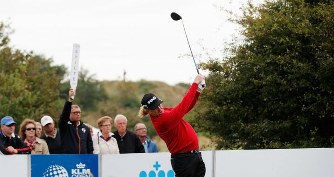 Miguel Angel Jimenez: Share of the halfway lead in Zandvoort
