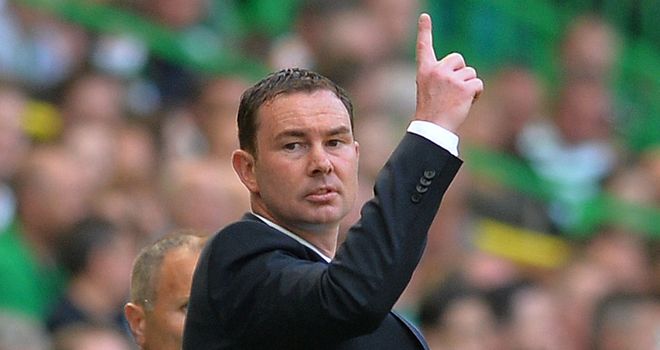 Derek Adams: Saw his team lose 1-0 to St Mirren after Gregg Wylde's goal