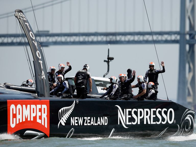 Team New Zealand almost capsized as they suffered defeat